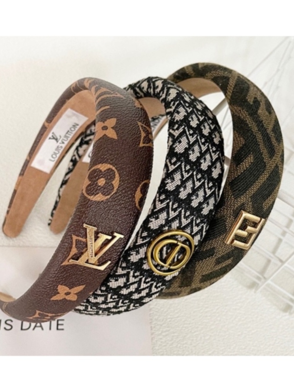 Headband with Gold emblem (1) - Picture 3 of 5